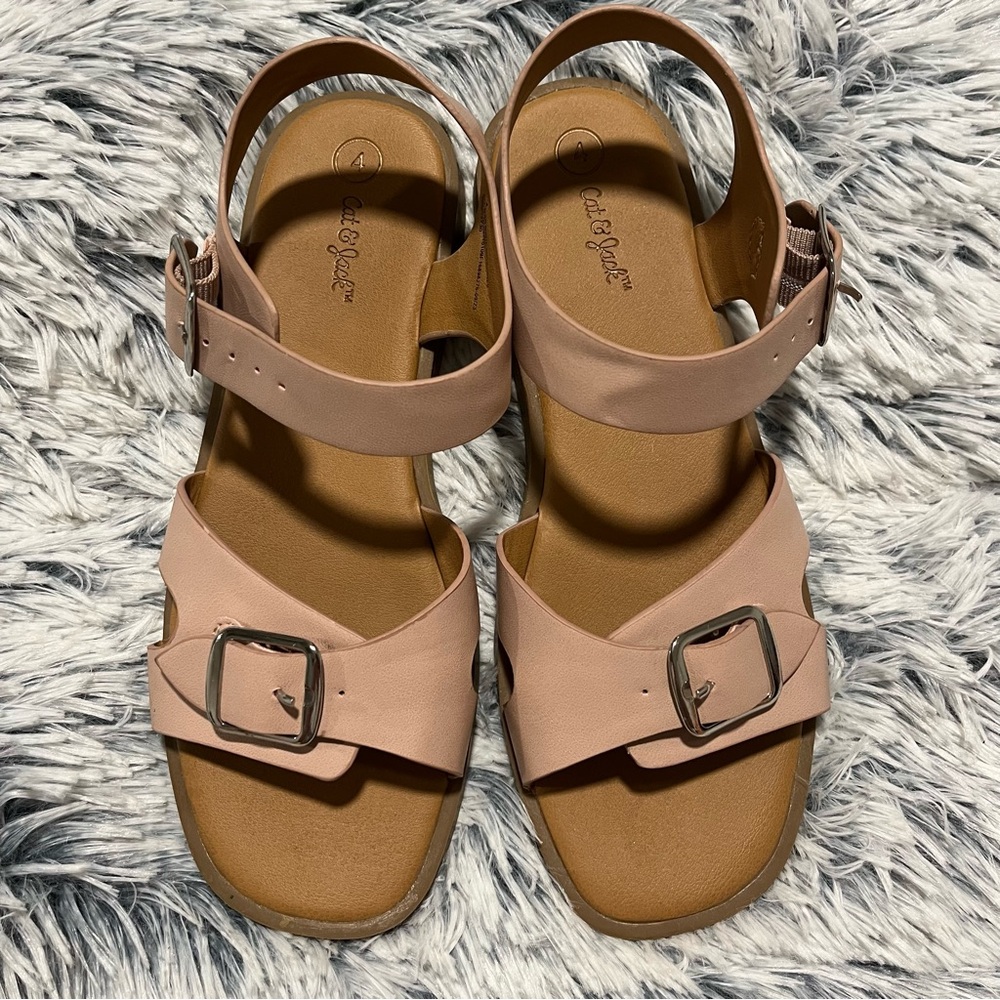Girls Cat & Jack Pink Sandals Size 4